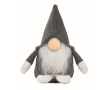 Decorative felt gnome with polyester beard and cotton filling colour grey