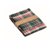 Checked cotton tablecloth with 4 included napkins 200 g/m² colour multicolour