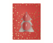 Set of 12 cinnamon-scented tealights in a Christmas gift box colour red