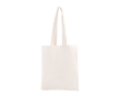 Tote bag with long handles and large print area, 180 g/m2 colour beige