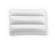 Comfortable, inflatable, beach air cushion colour white