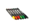 Box of 6 colourful wax crayons for children colour multicolour