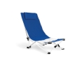 Folding beach chair for holidays / camping colour blue