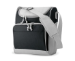 Cooler bag with front pocket made of polyester colour black