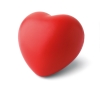 Heart-shaped stress ball in white or red as an employee gift colour red