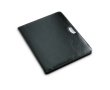 Elegant conference folder with notepad, inner compartments, A4 colour black