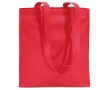 Affordable non-woven bag in attractive colours, 80 g/m2 colour red