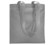 Affordable non-woven bag in attractive colours, 80 g/m2 colour grey