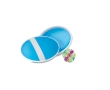 Set of colourful ball and bats with suction pads (x2) colour blue