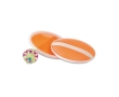Set of colourful ball and bats with suction pads (x2) colour orange