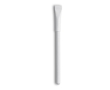 Elegant ballpoint pen made from recycled paper with blue ink colour white