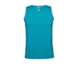 Children's sports t-shirt with removable label, 140 g/m2, Roly  colour turquoise
