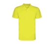 Children’s pique-knit technical polyester polo shirt, 150 g/m², Roly colour neon yellow