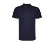 Children’s pique-knit technical polyester polo shirt, 150 g/m², Roly colour navy-blue