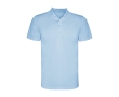 Children’s pique-knit technical polyester polo shirt, 150 g/m², Roly colour light blue