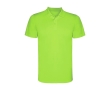 Children’s pique-knit technical polyester polo shirt, 150 g/m², Roly colour lime