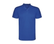 Children’s pique-knit technical polyester polo shirt, 150 g/m², Roly colour royal blue