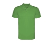 Children’s pique-knit technical polyester polo shirt, 150 g/m², Roly colour apple green