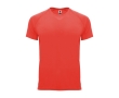 Children’s 100% polyester technical t-shirt, 135 g/m², Roly colour coral