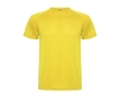 Children’s pique-knit technical polyester t-shirt, 150 g/m², Roly colour yellow