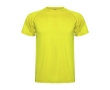 Children’s pique-knit technical polyester t-shirt, 150 g/m², Roly colour neon yellow