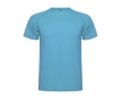 Children’s pique-knit technical polyester t-shirt, 150 g/m², Roly colour turquoise