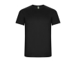 Children’s technical t-shirt with 50% recycled polyester, 135 g/m², Roly colour black
