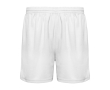 Children’s 100% polyester sports shorts, 140 g/m², Roly colour white