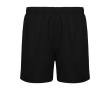 Children’s 100% polyester sports shorts, 140 g/m², Roly colour black