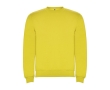 Children’s cotton and polyester jersey sweater, 280 g/m², Roly colour yellow