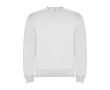 Children’s cotton and polyester jersey sweater, 280 g/m², Roly colour white