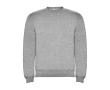 Children’s cotton and polyester jersey sweater, 280 g/m², Roly  colour heather light grey