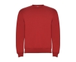 Children’s cotton and polyester jersey sweater, 280 g/m², Roly colour red