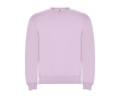 Children’s cotton and polyester jersey sweater, 280 g/m², Roly colour light pink