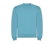 Children’s cotton and polyester jersey sweater, 280 g/m², Roly colour turquoise