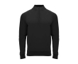 Children's long-sleeve sweatshirt with short zip, 200 g/m2, Roly  colour black