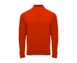 Children's long-sleeve sweatshirt with short zip, 200 g/m2, Roly  colour red