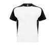 Kids’ two-tone sports T-shirt, 140 g/m2, Roly Bugatti colour black
