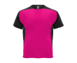 Kids’ two-tone sports T-shirt, 140 g/m2, Roly Bugatti colour fuchsia