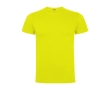 Kid's short-sleeve cotton t-shirt, jersey knit, 165 g/m2, Roly colour neon yellow