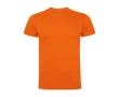 Kid's short-sleeve cotton t-shirt, jersey knit, 165 g/m2, Roly colour orange