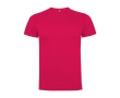 Kid's short-sleeve cotton t-shirt, jersey knit, 165 g/m2, Roly colour fuchsia