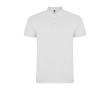 Children’s piqué-knit 100% cotton polo shirt, 200 g/m², Roly colour white