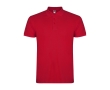 Children’s piqué-knit 100% cotton polo shirt, 200 g/m², Roly colour red