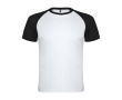 Kids’ two-tone sports T-shirt,140 g/m2, Roly Indianapolis colour black