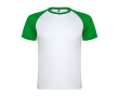 Kids’ two-tone sports T-shirt,140 g/m2, Roly Indianapolis colour green