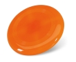 Plastic frisbee, for summer giveaways, Ø 23 cm colour orange