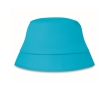 Sun hat in different colours made of cotton for beach holidays colour turquoise