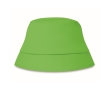 Sun hat in different colours made of cotton for beach holidays colour lime