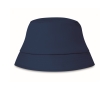 Bucket hat in different colours made of cotton colour navy-blue